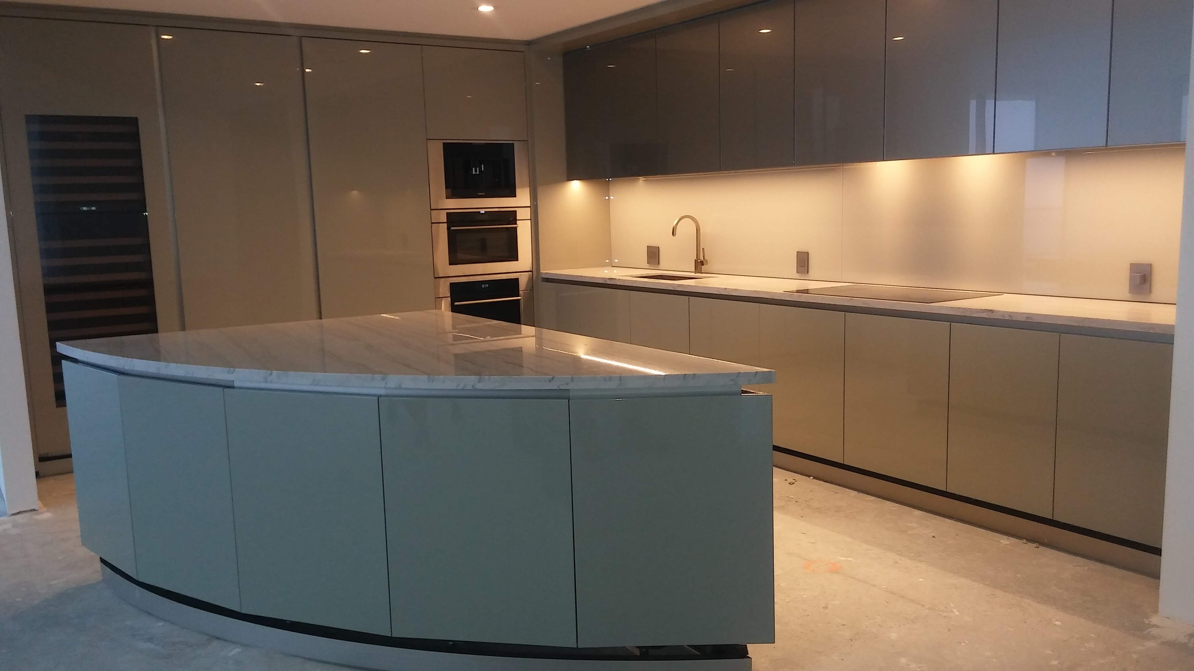 Finished kitchen installation