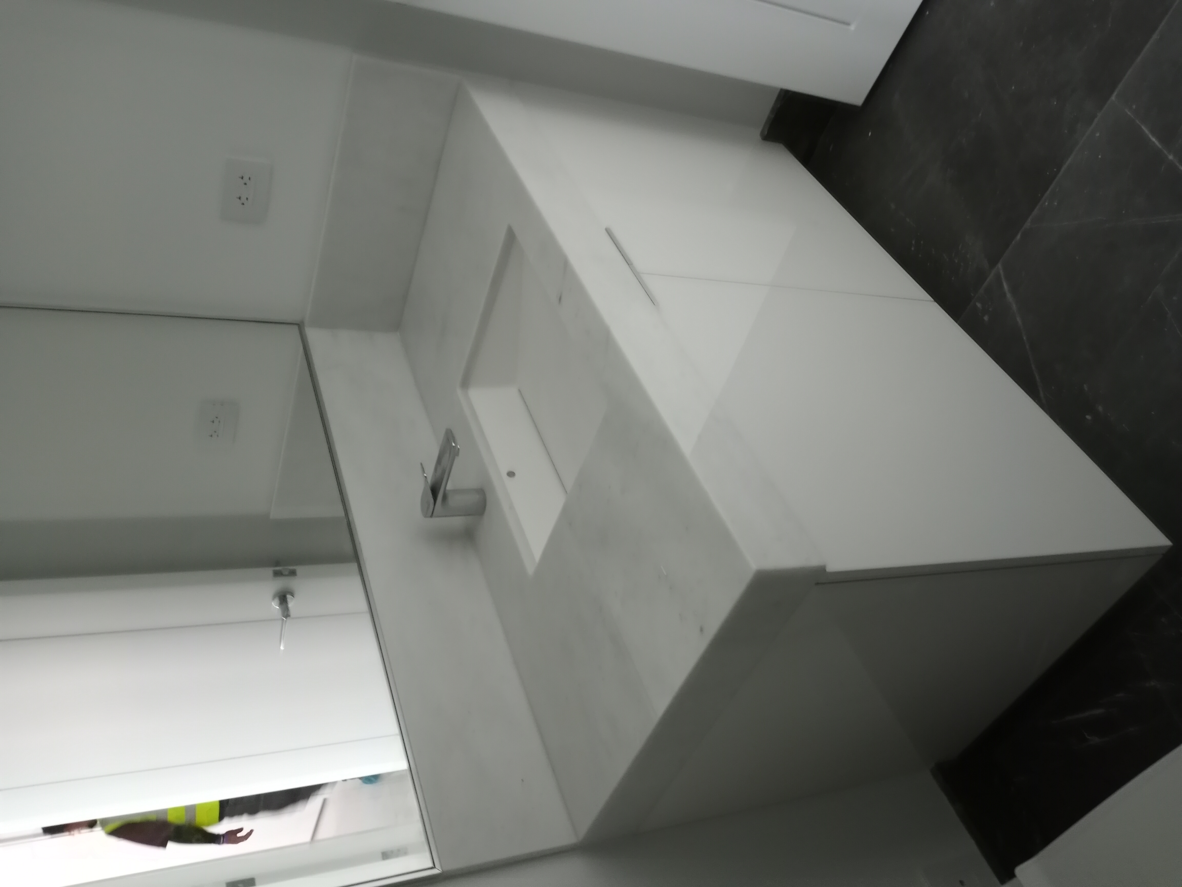 Finished vanity and laundry cabinetry project